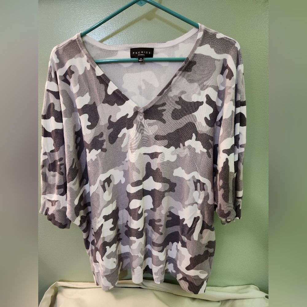 Premise 1xl camo v neck